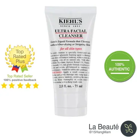 Sữa Rửa Mặt Kiehl's 75ml: Loại Nào Phù Hợp & Mua Ở Đâu Uy Tín?