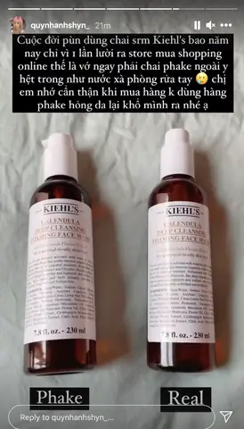 Cách Phân Biệt Sữa Rửa Mặt Kiehl's Thật Và Giả Hiệu Quả