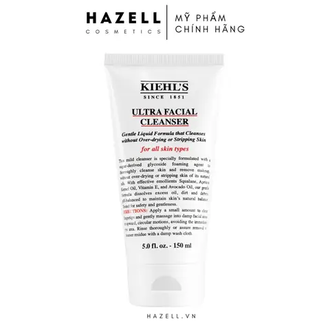 Sữa Rửa Mặt Kiehl's: Tẩy Tế Bào Chết, Làm Sáng Da & Chăm Sóc Sâu Lỗ Chân Lông