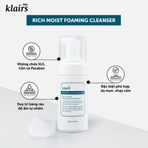 Sữa Rửa Mặt Klairs: Công Dụng, Thành Phần & Nên Chọn Loại Nào?