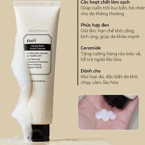 Sữa Rửa Mặt Klairs: Công Dụng, Thành Phần & Nên Chọn Loại Nào?