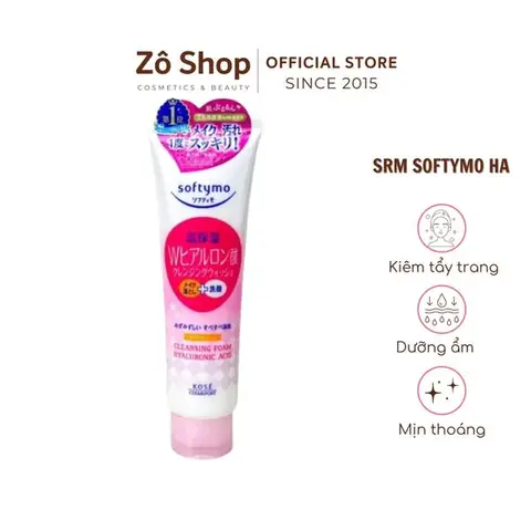 Sữa Rửa Mặt Kose Softymo Hyaluronic Acid: Công Dụng, Thành Phần & Đánh Giá Chi Tiết