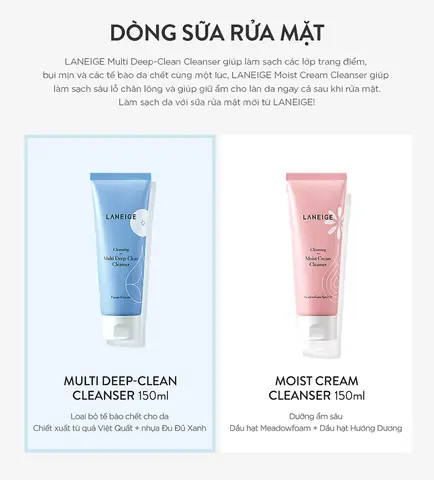 Top Sữa Rửa Mặt Laneige Cho Da Khô Tốt Nhất: Review & Lựa Chọn