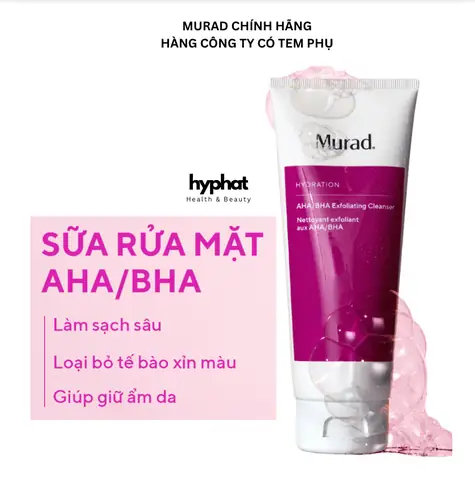 Sữa Rửa Mặt Murad Aha/bha: Công Dụng, Thành Phần Và Hướng Dẫn Sử Dụng Chi Tiết