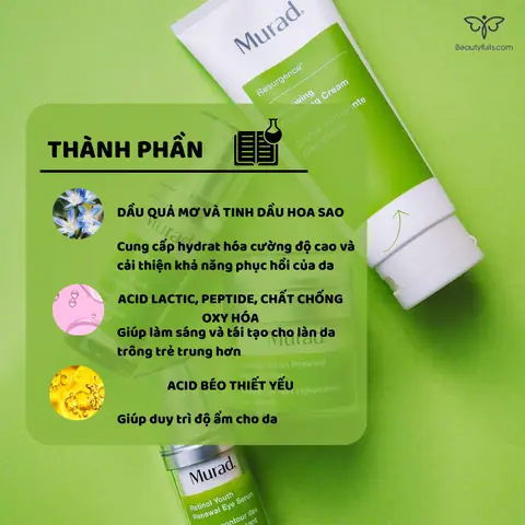 Sữa Rửa Mặt Murad Xanh: Công Dụng, Thành Phần & Review Chi Tiết