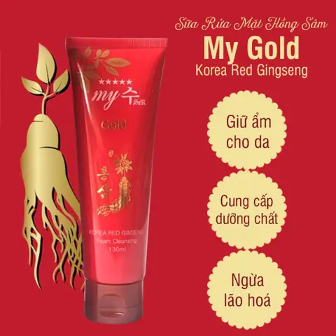 Review Sữa Rửa Mặt My Gold Korea Red Ginseng: Công Dụng, Thành Phần & Có Tốt Không?
