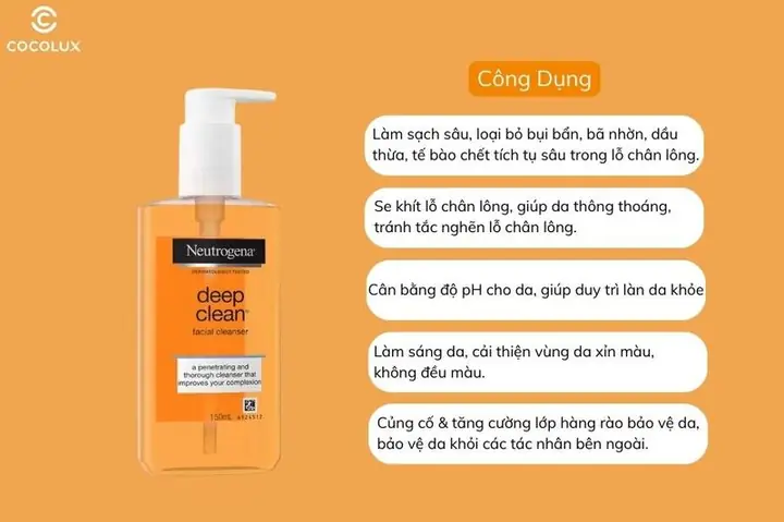 Sữa Rửa Mặt Neutrogena: Độ Ph Bao Nhiêu, Hợp Da Nào & Review Chi Tiết Sữa Rửa Mặt Neutrogena: Độ Ph Bao Nhiêu, Hợp Da Nào & Review Chi Tiết