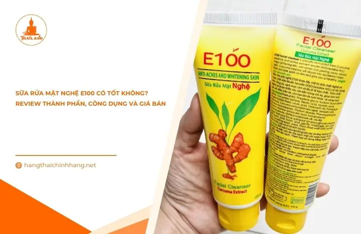 Sữa Rửa Mặt Nghệ E100 Có Ăn Nắng Không? Giải Đáp Chi Tiết & Lời Khuyên Sữa Rửa Mặt Nghệ E100 Có Ăn Nắng Không? Giải Đáp Chi Tiết & Lời Khuyên