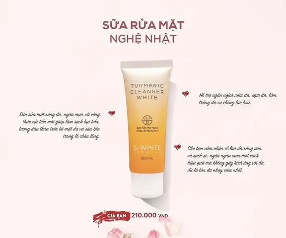 Sữa Rửa Mặt Nghệ Swhite: Công Dụng, Thành Phần Và Hướng Dẫn Sử Dụng Chi Tiết Sữa Rửa Mặt Nghệ Swhite: Công Dụng, Thành Phần Và Hướng Dẫn Sử Dụng Chi Tiết