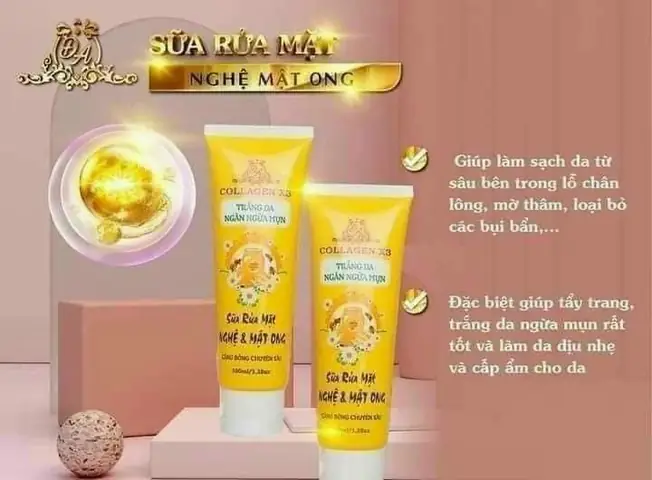 Sữa Rửa Mặt Nghệ Mật Ong: Tác Dụng, Cách Dùng Và Lưu Ý Cho Làn Da Sáng Khỏe Sữa Rửa Mặt Nghệ Mật Ong: Tác Dụng, Cách Dùng Và Lưu Ý Cho Làn Da Sáng Khỏe