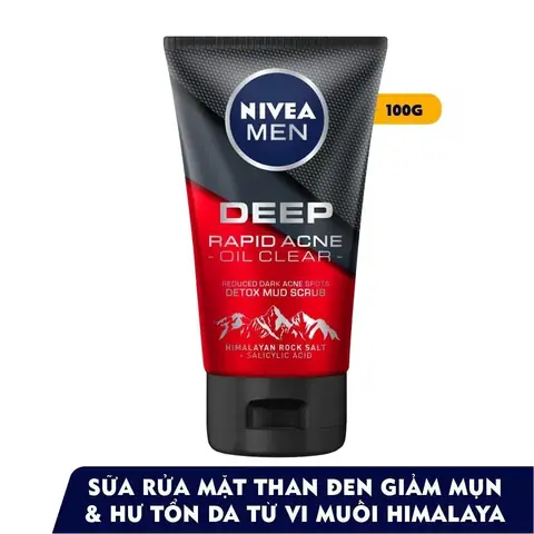Sữa Rửa Mặt Nivea Men Deep: Công Dụng, Loại Phù Hợp & Địa Chỉ Mua Uy Tín