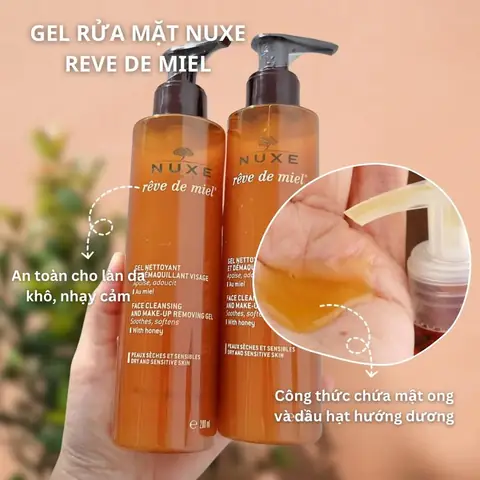 Gel Rửa Mặt Nuxe Mật Ong 400ml: Công Dụng, Thành Phần Và Địa Điểm Mua Chính Hãng Gel Rửa Mặt Nuxe Mật Ong 400ml: Công Dụng, Thành Phần Và Địa Điểm Mua Chính Hãng