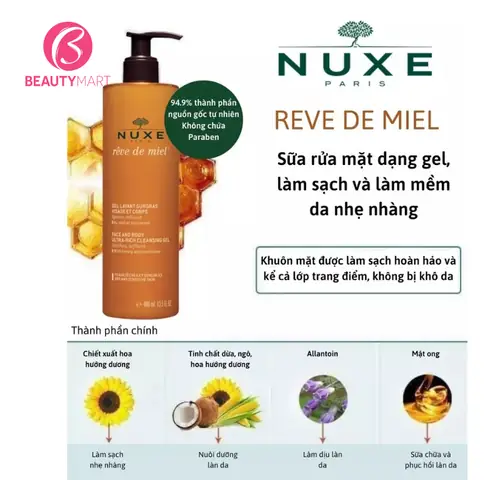 Review Sữa Rửa Mặt Nuxe Mật Ong: Công Dụng, Thành Phần Và Đối Tượng Phù Hợp Review Sữa Rửa Mặt Nuxe Mật Ong: Công Dụng, Thành Phần Và Đối Tượng Phù Hợp
