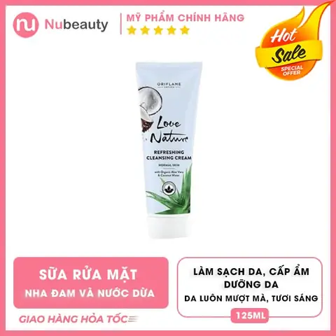 Sữa Rửa Mặt Oriflame Love Nature: Đánh Giá Chi Tiết & Công Dụng Cho Từng Loại Da
