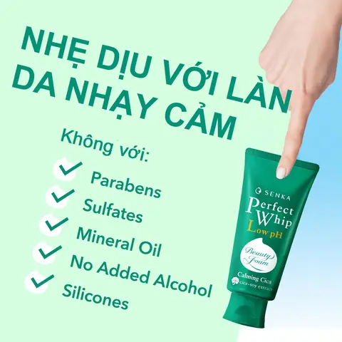 Sữa Rửa Mặt Senka Perfect Whip Cho Da Nhạy Cảm: Loại Nào Phù Hợp Nhất?