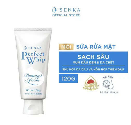 Sữa Rửa Mặt Senka Perfect Whip Màu Trắng: Công Dụng, Thành Phần & Đánh Giá Chi Tiết Sữa Rửa Mặt Senka Perfect Whip Màu Trắng: Công Dụng, Thành Phần & Đánh Giá Chi Tiết