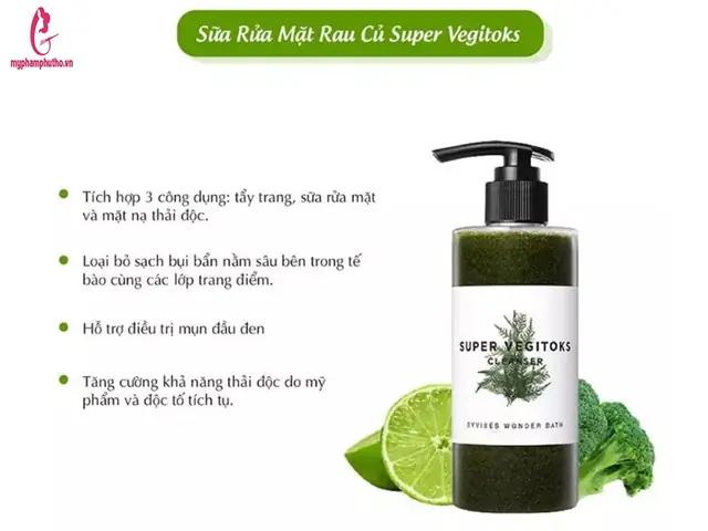 Sữa Rửa Mặt Rau Củ Thải Độc: Review & Nên Mua Loại Nào?