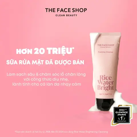 Sữa Rửa Mặt Rice Water Bright 100ml: Công Dụng, Thành Phần Và Hướng Dẫn Sử Dụng Sữa Rửa Mặt Rice Water Bright 100ml: Công Dụng, Thành Phần Và Hướng Dẫn Sử Dụng