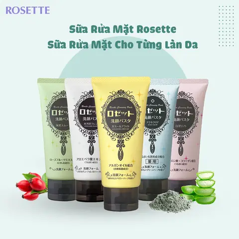 Review Chi Tiết Các Loại Sữa Rửa Mặt Rosette Theo Màu Da & Công Dụng Review Chi Tiết Các Loại Sữa Rửa Mặt Rosette Theo Màu Da & Công Dụng
