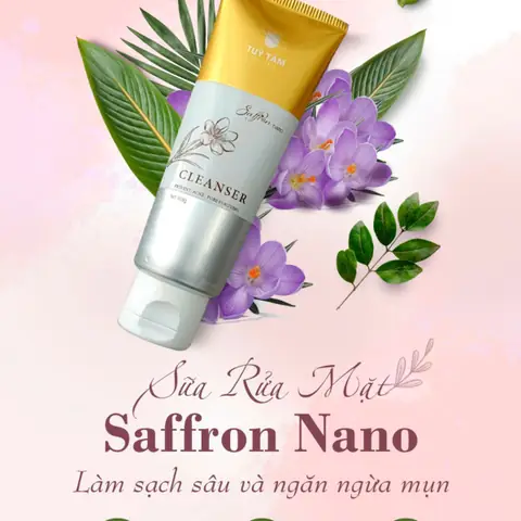 Sữa Rửa Mặt Saffron Nano: Công Dụng, Lợi Ích Và Cách Chọn Cho Da Sáng Mịn Sữa Rửa Mặt Saffron Nano: Công Dụng, Lợi Ích Và Cách Chọn Cho Da Sáng Mịn