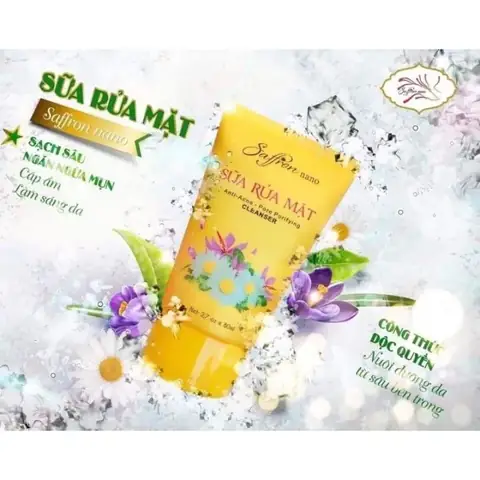 Sữa Rửa Mặt Saffron Nano: Công Dụng, Lợi Ích Và Cách Chọn Cho Da Sáng Mịn Sữa Rửa Mặt Saffron Nano: Công Dụng, Lợi Ích Và Cách Chọn Cho Da Sáng Mịn