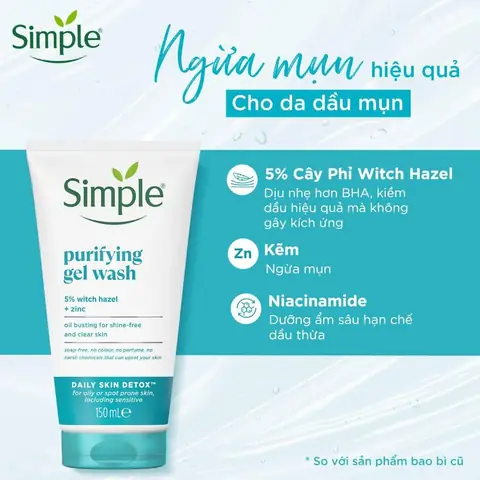 Sữa Rửa Mặt Simple: Review Chi Tiết, Thành Phần & Cách Chọn Cho Từng Loại Da Sữa Rửa Mặt Simple: Review Chi Tiết, Thành Phần & Cách Chọn Cho Từng Loại Da