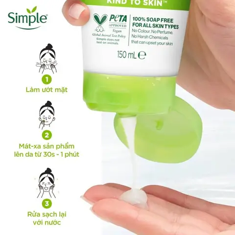 Sữa Rửa Mặt Simple Moisturising: Công Dụng, Thành Phần & Review Chi Tiết Sữa Rửa Mặt Simple Moisturising: Công Dụng, Thành Phần & Review Chi Tiết