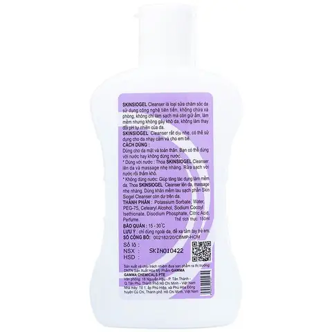 Sữa Rửa Mặt Skinsiogel Cleanser: Công Dụng, Thành Phần & Cách Sử Dụng Hiệu Quả Sữa Rửa Mặt Skinsiogel Cleanser: Công Dụng, Thành Phần & Cách Sử Dụng Hiệu Quả