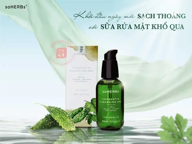 Sữa Rửa Mặt Soherbs: Công Dụng, Thành Phần & Review Chi Tiết Cho Da Mụn
