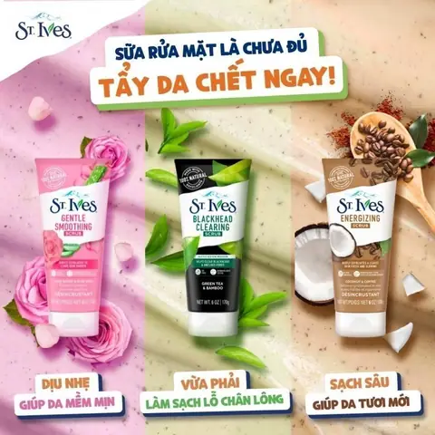 Review Sữa Rửa Mặt St. Ives Dừa & Cà Phê: Công Dụng, Cách Dùng & Giá Bán Review Sữa Rửa Mặt St. Ives Dừa & Cà Phê: Công Dụng, Cách Dùng & Giá Bán