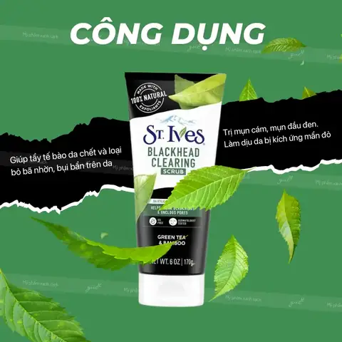 Sữa Rửa Mặt St. Ives Trà Xanh Có Tốt Không? Review Chi Tiết & Cách Dùng Hiệu Quả