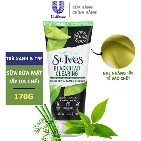 Sữa Rửa Mặt St. Ives Trà Xanh Mẫu Mới: Review Chi Tiết, Công Dụng & Cách Dùng Hiệu Quả