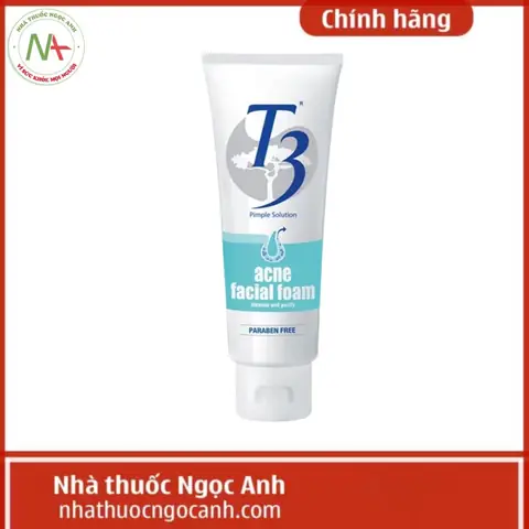 Sữa Rửa Mặt T3 Acne Facial Foam: Công Dụng, Thành Phần Và Cách Dùng Cho Da Mụn Sữa Rửa Mặt T3 Acne Facial Foam: Công Dụng, Thành Phần Và Cách Dùng Cho Da Mụn