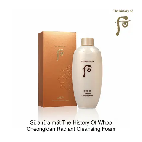Sữa Rửa Mặt Tái Sinh Whoo Cheongidan Radiant Cleansing Foam: Công Dụng, Thành Phần & Hướng Dẫn Sử Dụng