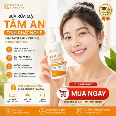 Sữa Rửa Mặt Tâm An: Công Dụng, Thành Phần & Nên Chọn Loại Nào Tốt Nhất