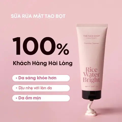 Top 5 Sữa Rửa Mặt Tạo Bọt The Face Shop Tốt Nhất Cho Từng Loại Da 2024