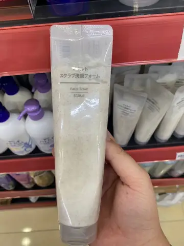 Sữa Rửa Mặt Tẩy Tế Bào Chết Muji Face Soap Scrub: Công Dụng, Cách Dùng & Mua Ở Đâu Tốt Nhất