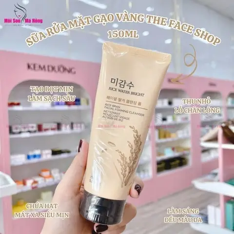Sữa Rửa Mặt The Face Shop Gạo Có Hạt: Công Dụng, Review & Cách Chọn