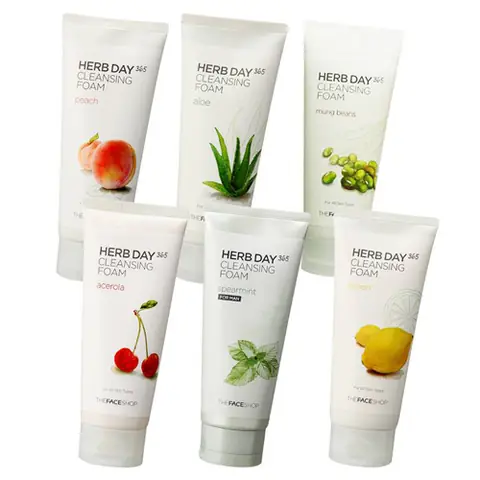 Sữa Rửa Mặt The Face Shop Herb Day: Công Dụng, Các Loại & Cách Chọn Phù Hợp