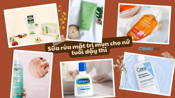 Top 10 Sữa Rửa Mặt Tốt Nhất Cho Tuổi Dậy Thì: Chọn Đúng Loại Da, Ngừa Mụn Hiệu Quả