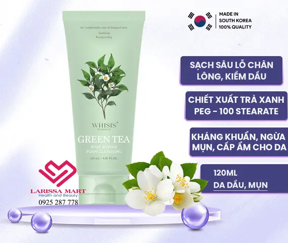 Sữa Rửa Mặt Trà Xanh Có Tác Dụng Gì? Lợi Ích Vàng Cho Làn Da