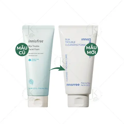 Sữa Rửa Mặt Innisfree Bija Trouble Facial Foam: Trị Mụn Hiệu Quả & An Toàn Cho Da Sữa Rửa Mặt Innisfree Bija Trouble Facial Foam: Trị Mụn Hiệu Quả & An Toàn Cho Da