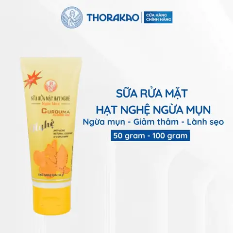 Sữa Rửa Mặt Nghệ Trị Mụn: Chọn Loại Nào Tốt Nhất, Công Dụng & Cách Dùng Hiệu Quả