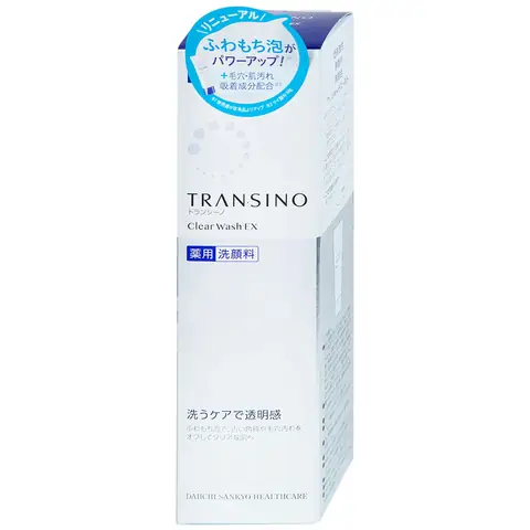 Sữa Rửa Mặt Transino Clear Wash Ex: Trị Nám, Dưỡng Trắng Da Hiệu Quả Từ Nhật Bản Sữa Rửa Mặt Transino Clear Wash Ex: Trị Nám, Dưỡng Trắng Da Hiệu Quả Từ Nhật Bản