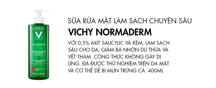 Sữa Rửa Mặt Vichy Trị Mụn: Chọn Loại Nào Tốt Nhất Cho Làn Da Dầu Mụn?