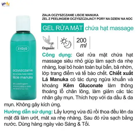 Sữa Rửa Mặt Ziaja Med Xanh: Công Dụng, Thành Phần Và Loại Da Phù Hợp