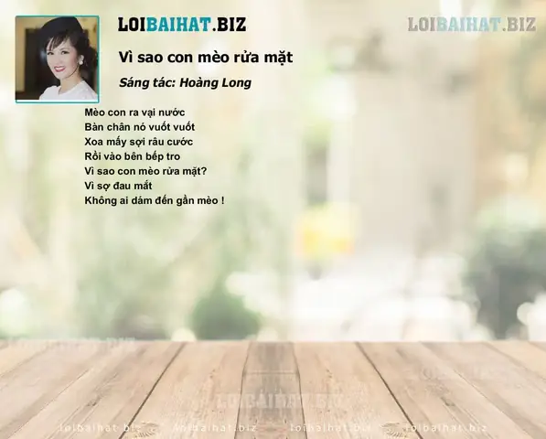 Lời Bài Hát Vì Sao Con Mèo Rửa Mặt - Tải Nhạc & Ý Nghĩa Ca Khúc Thiếu Nhi