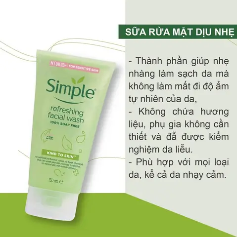 Thành Phần Của Sữa Rửa Mặt Simple: Giải Đáp Chi Tiết Từ A-z Thành Phần Của Sữa Rửa Mặt Simple: Giải Đáp Chi Tiết Từ A-z