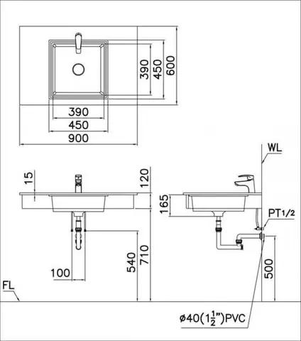 Tiêu Chuẩn Kích Thước Lắp Đặt Chậu Rửa Mặt (lavabo) Theo Từng Loại & Chiều Cao Chuẩn Tiêu Chuẩn Kích Thước Lắp Đặt Chậu Rửa Mặt (lavabo) Theo Từng Loại & Chiều Cao Chuẩn