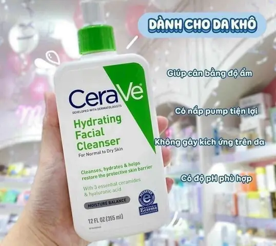 Top 10 Sữa Rửa Mặt Cho Da Khô: Lựa Chọn Giúp Da Mịn Màng, Cấp Ẩm Hiệu Quả